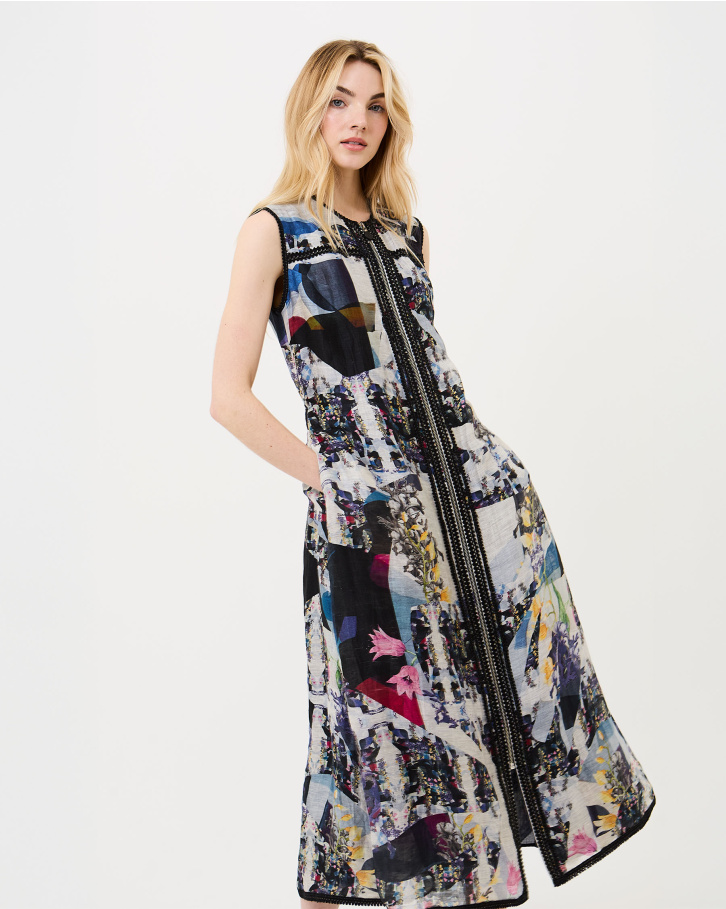 Baritone Blue Midi Dress