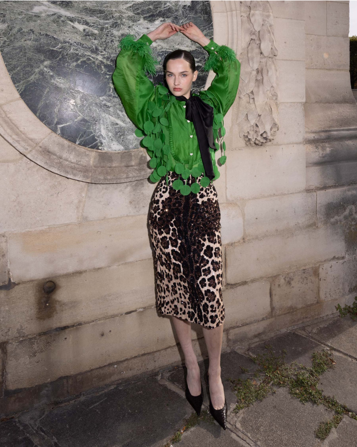 Prowl, Leapord Print and Embellished Skirt
