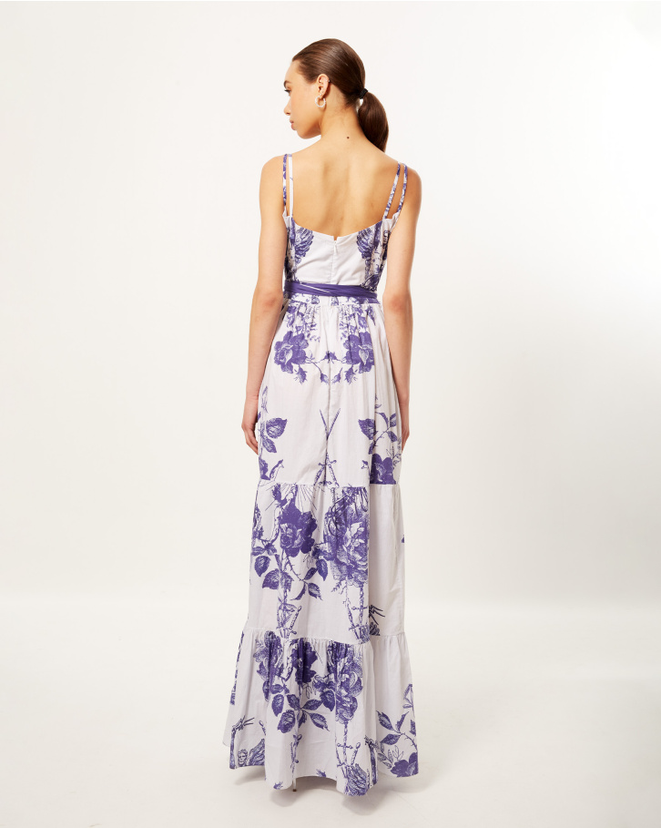 Tuscany Dream Cut-Out Long dress