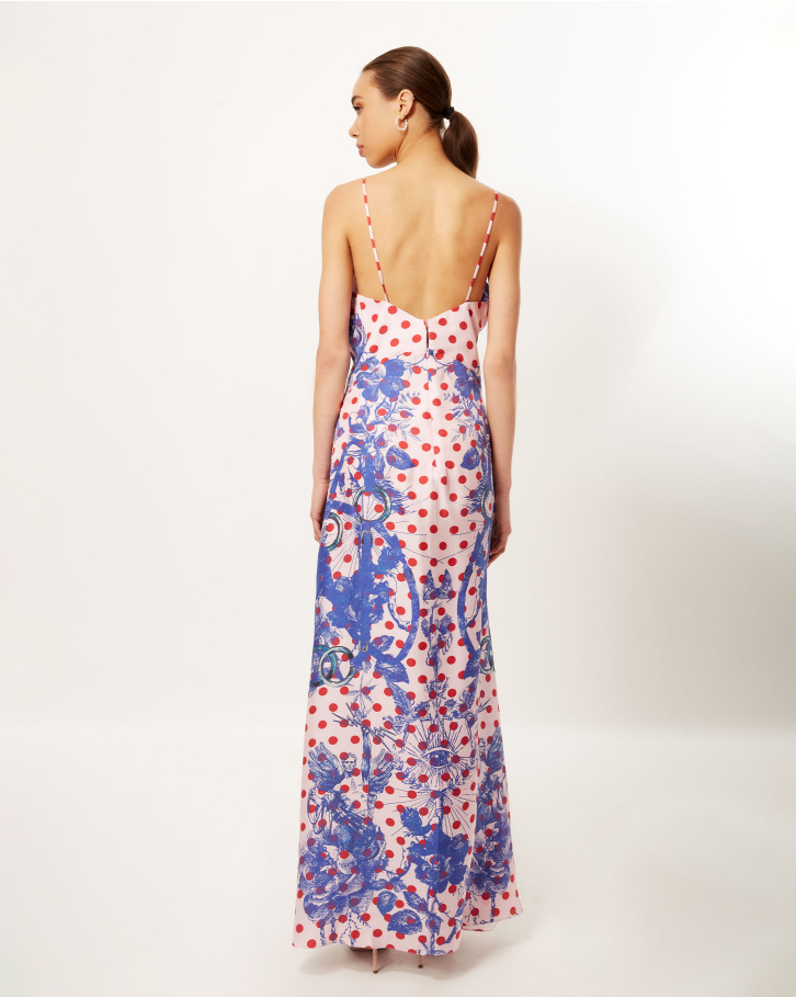 Dotted Tuscany Dream Slip Dress