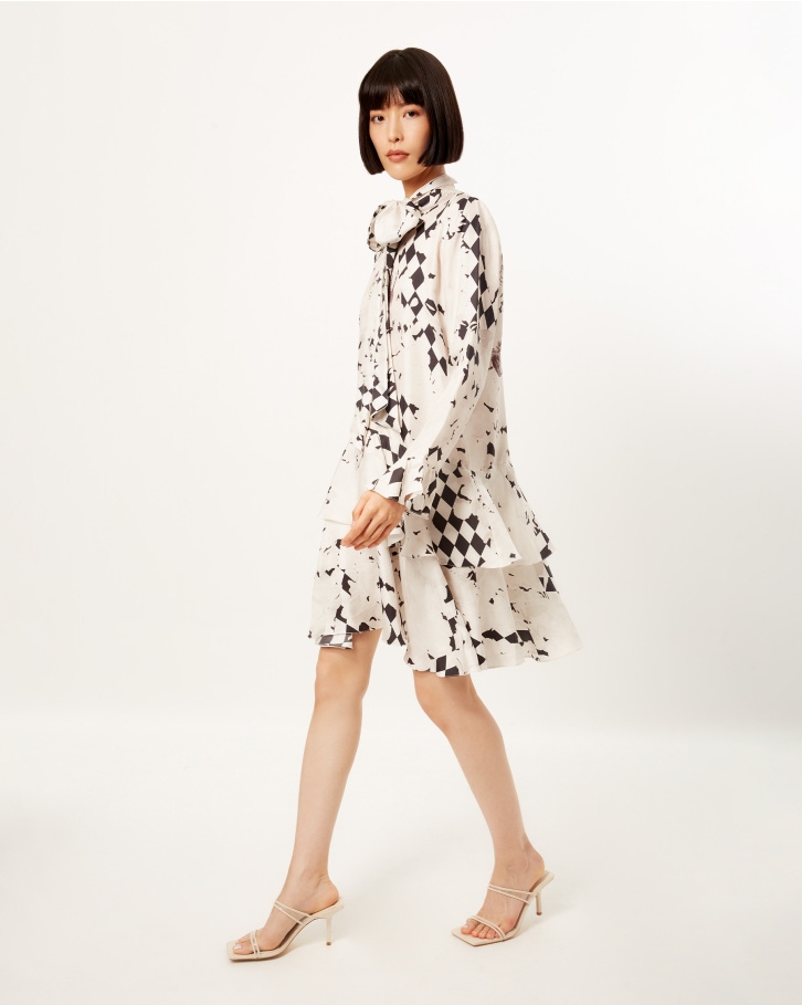 Vatican Fresco Short Dress