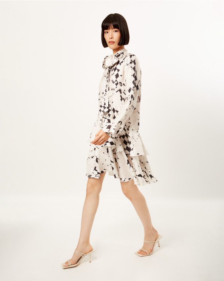 Vatican Fresco Short Dress