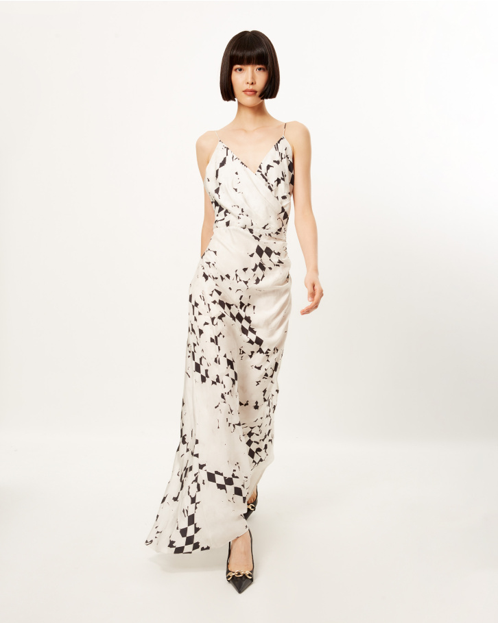 Vatican Fresco Slip Dress