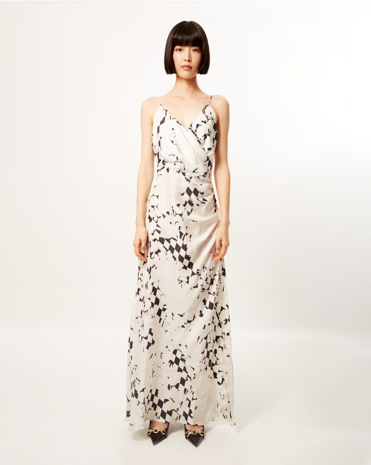 Vatican Fresco Slip Dress