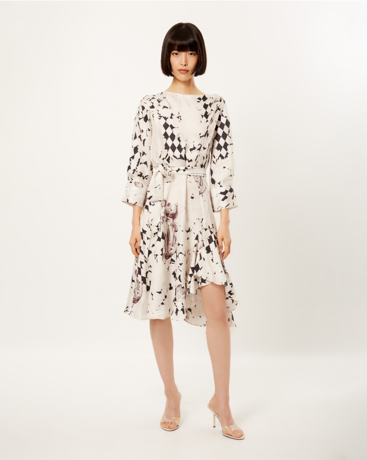 Vatican Fresco Midi Dress
