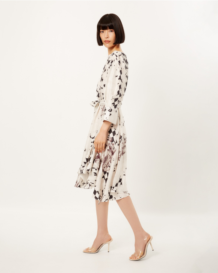 Vatican Fresco Midi Dress

