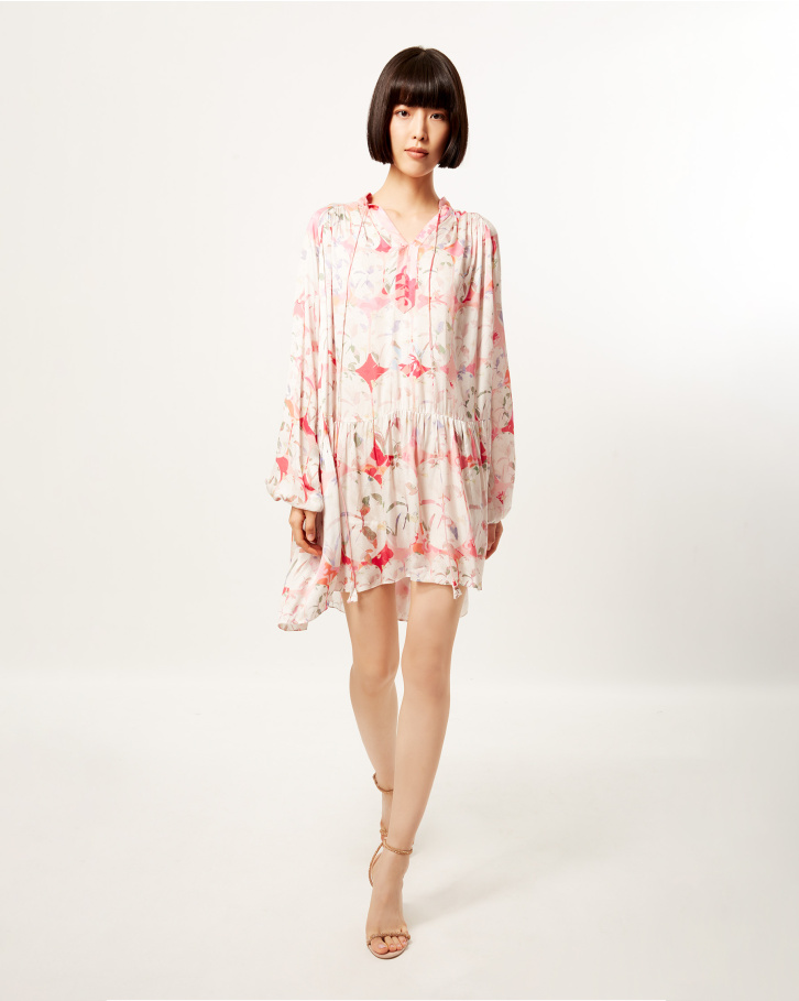 Blush Floret Short Dress