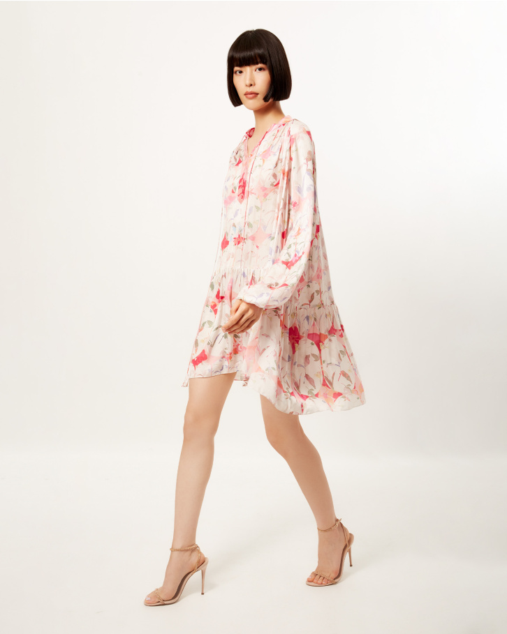 Blush Floret Short Dress