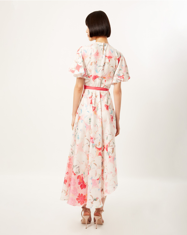 Blush Floret Midi Dress