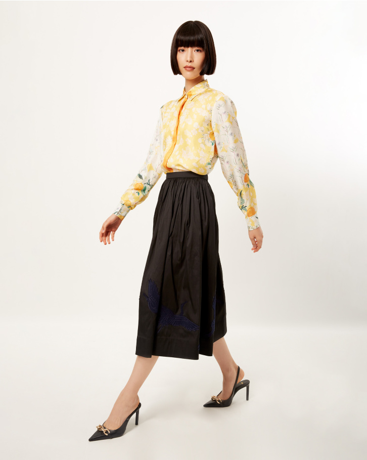 Tangerine Bloom Classic Shirt