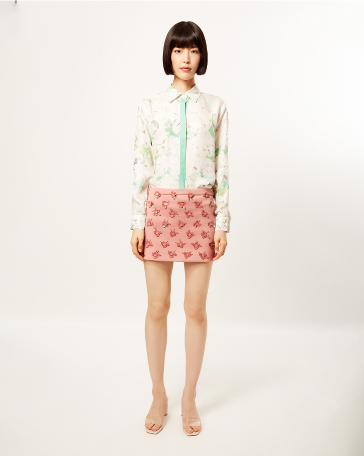 Mint Floret Classic Shirt