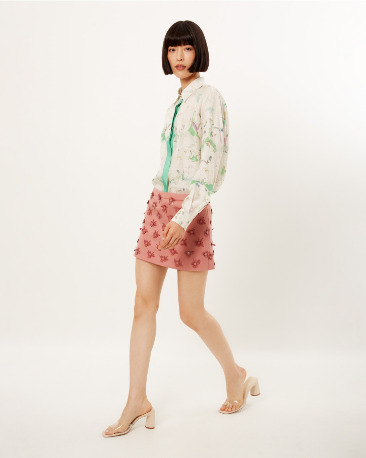 Mint Floret Classic Shirt