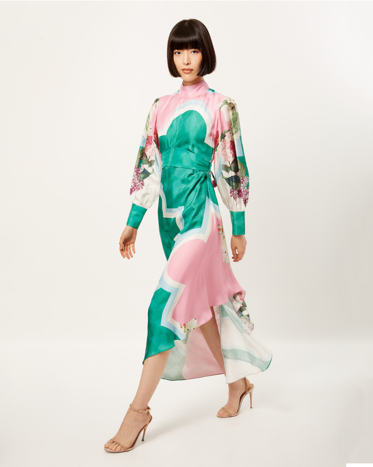 Mystic Grapevine Long Dress