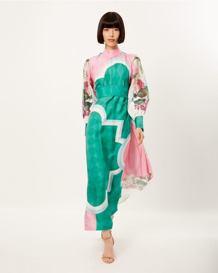 Mystic Grapevine Long Dress