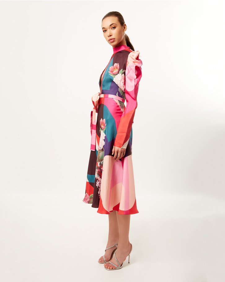 Botanic Wink World Midi Dress