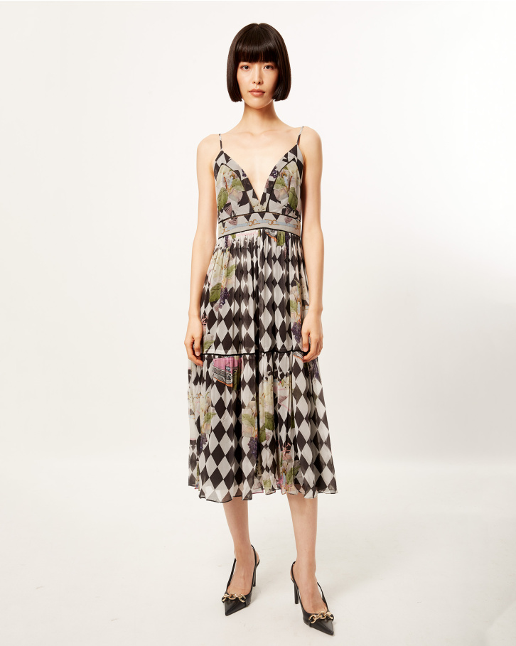 Monochrome Fremont Fair Slip Dress