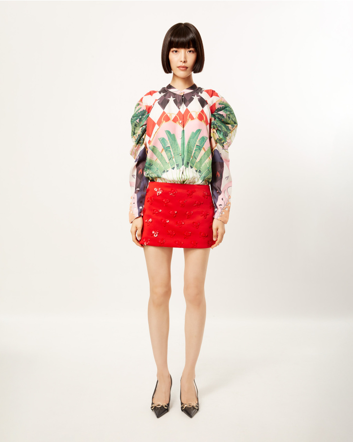 Dark Tropical Dream Blouse