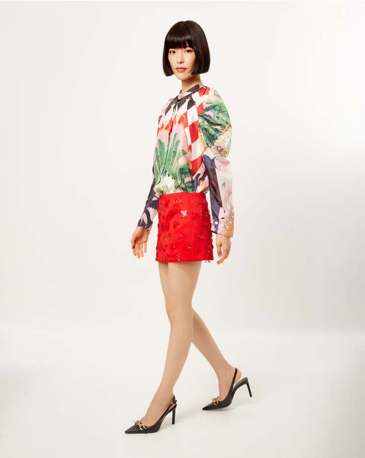 Dark Tropical Dream Blouse