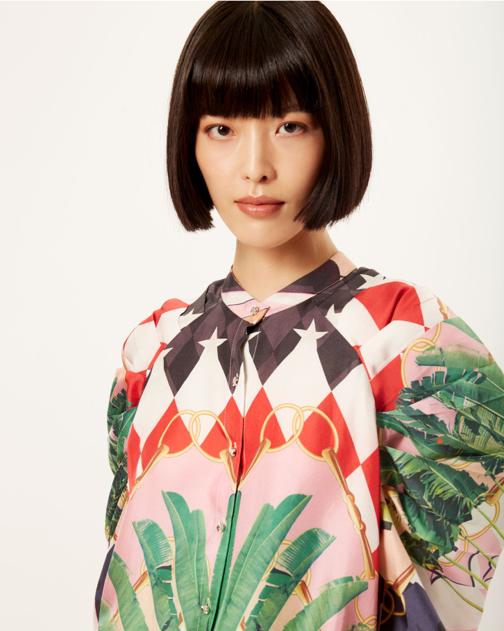 Dark Tropical Dream Blouse