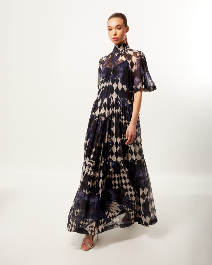 Indigo Ibis Long Dress