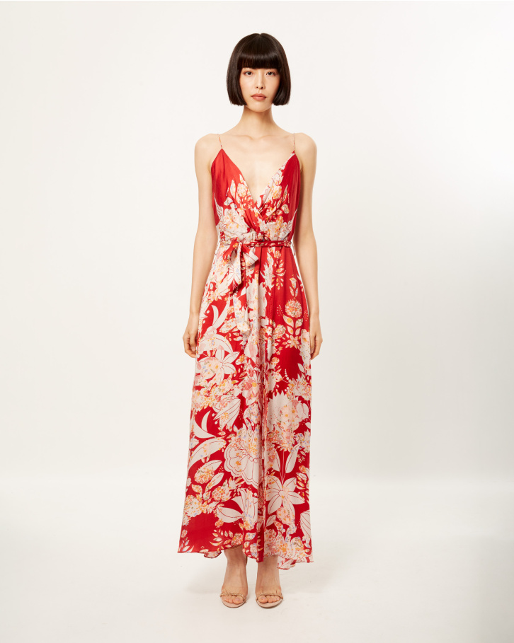 Mexican Dahlia Slip Dress