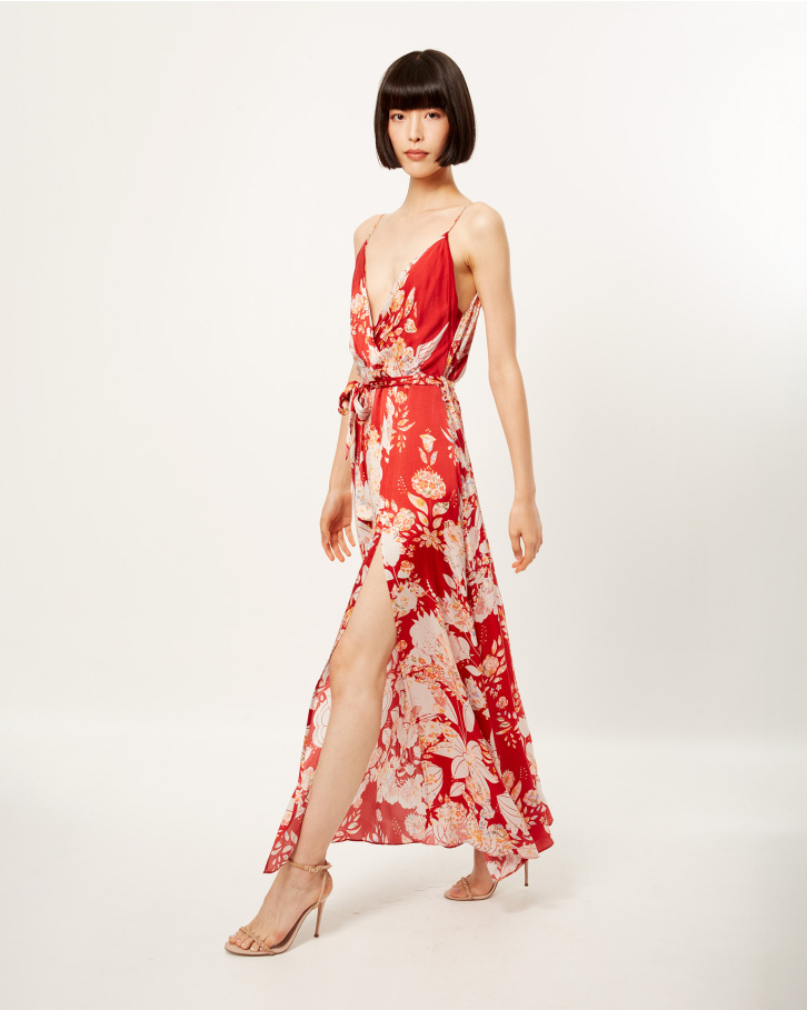 Mexican Dahlia Slip Dress