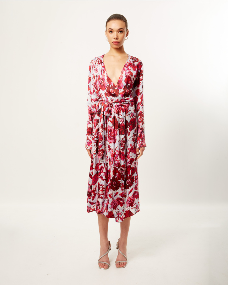 Efflroscence blossom Midi dress