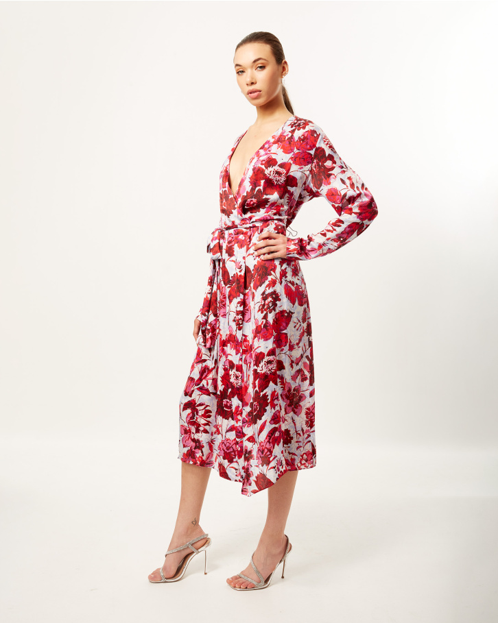 Efflroscence blossom Midi dress