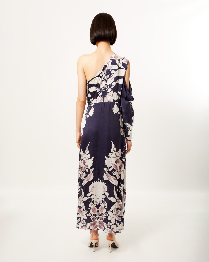 Midnight Zinnia Long Dress