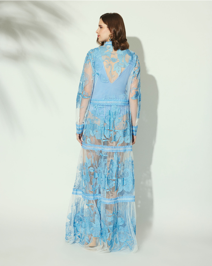 Chantilly Powder Blue Maxi Dress
