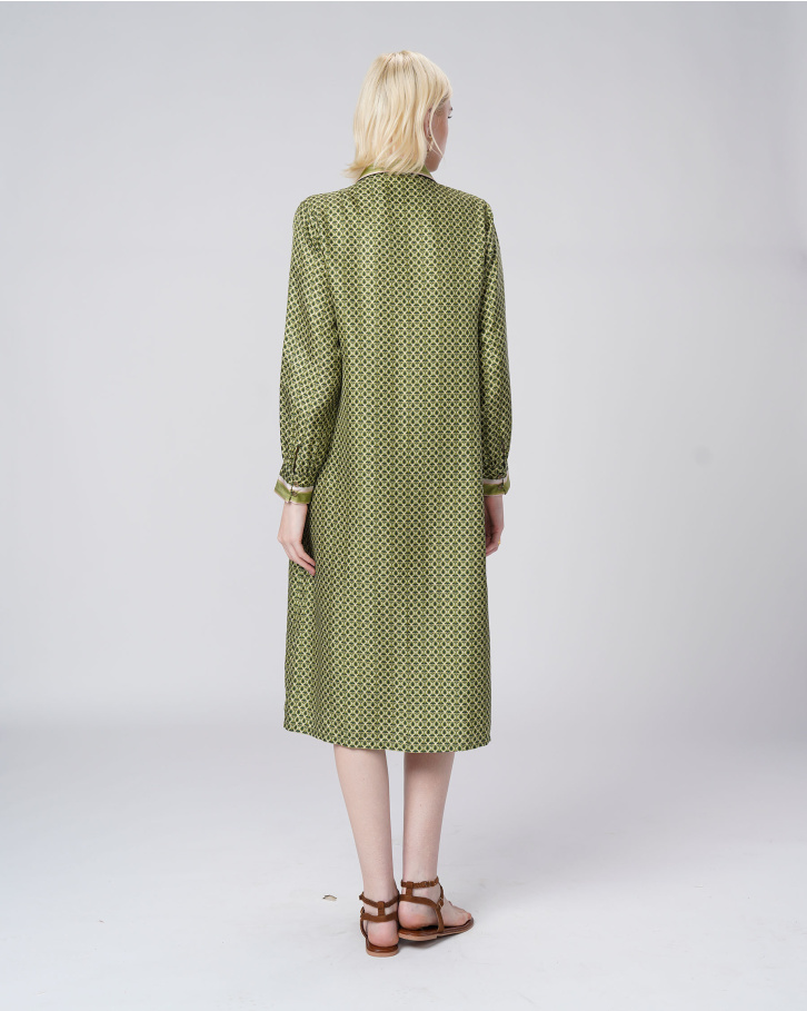 Olive Branch Shirt Dress