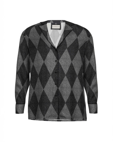 The black and grey monogram classic shirt