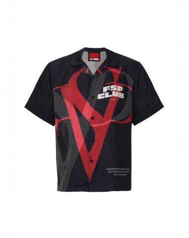 FSP Club navy blue based, FSP logo highlighted shirt