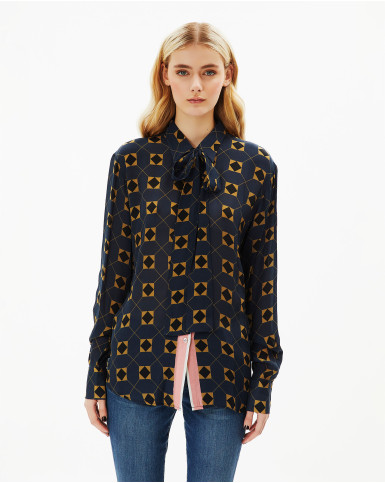 French Navy Blue Shirt