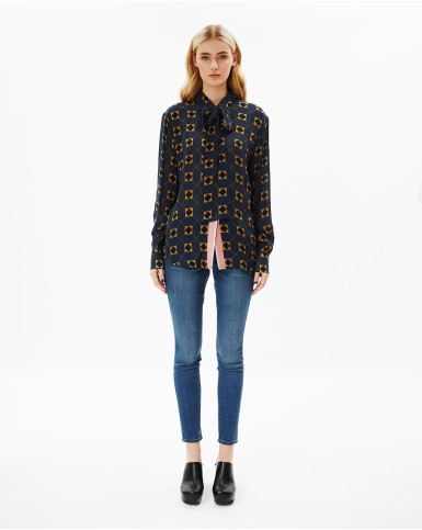 French Navy Blue Shirt