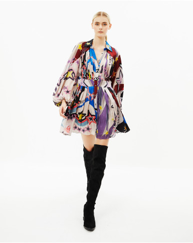 Gleam Pleated Dress
