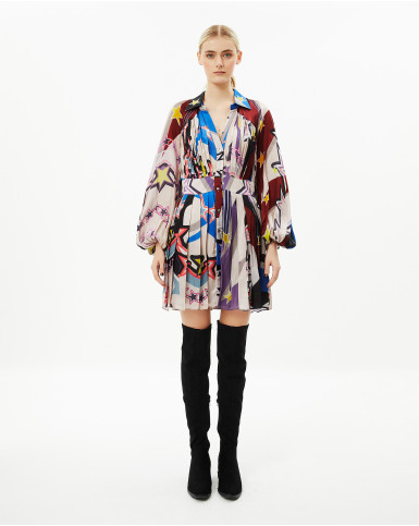 Gleam Pleated Dress