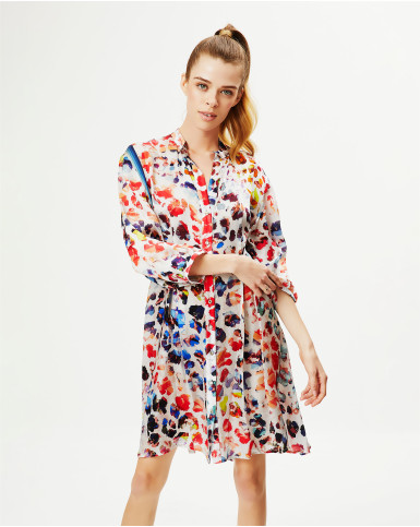 Rainbow Splash Short Dress