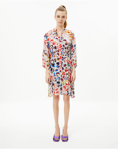 Rainbow Splash Short Dress