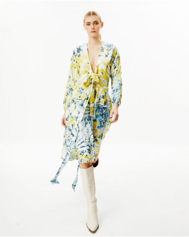 Yellow Divine Midi Dress