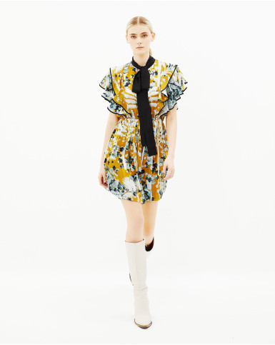 Mustard Mellow short dress