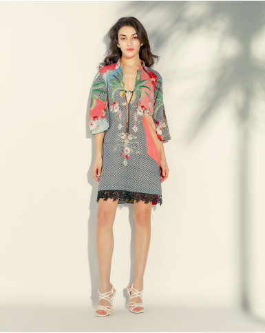 Tropical Mirage short dress