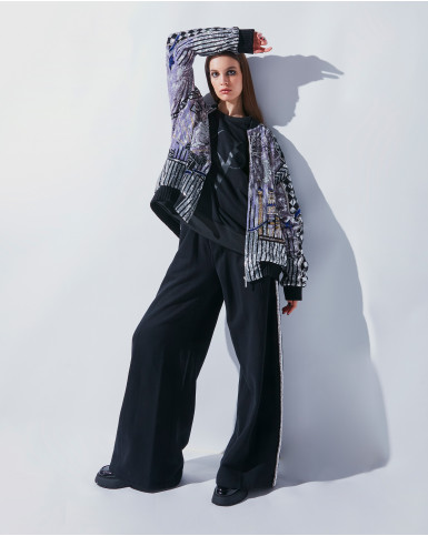 Salvo oversized hand embellished jacket