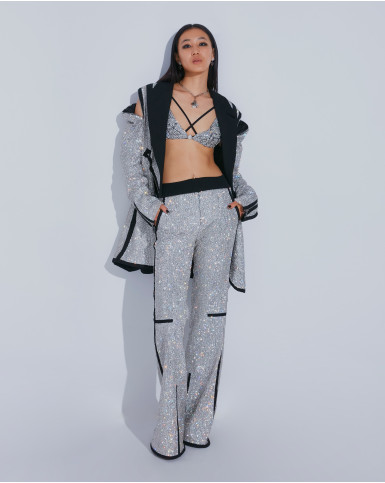 Tailored embellished blazer