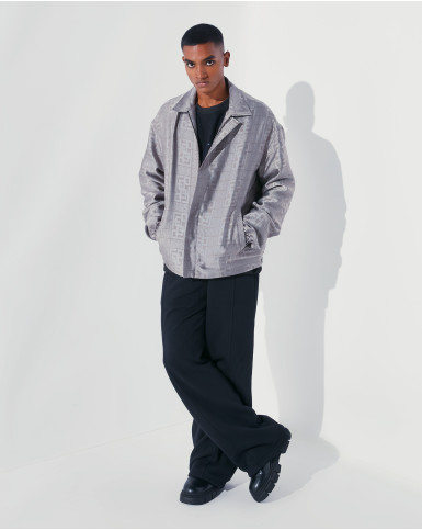 FSP monogrammed grey bomber jacket