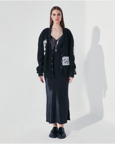 Glam patch oversized jacket