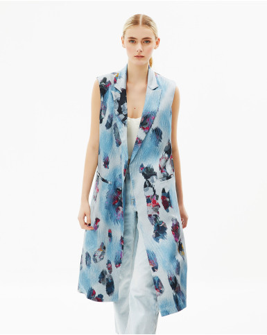 Blue Love Long Jacket