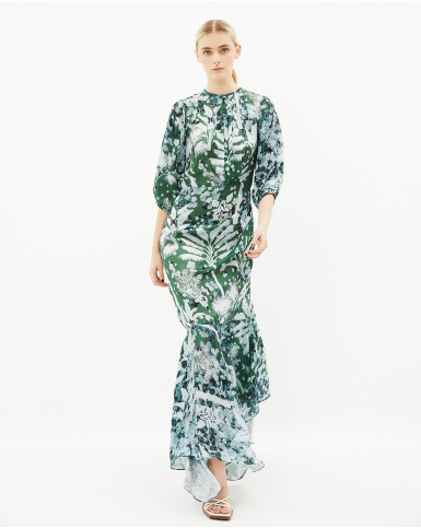 Chaparral Green Long Dress