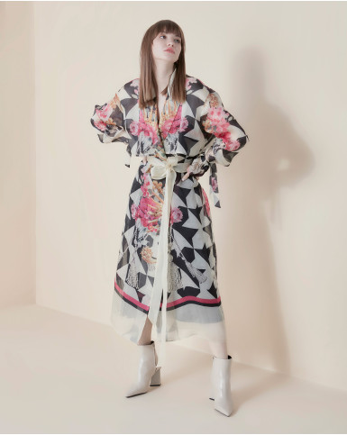 Inflorescence Trench coat