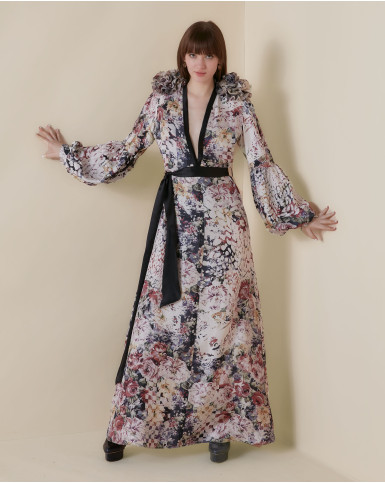 Botanic Lynx long dress